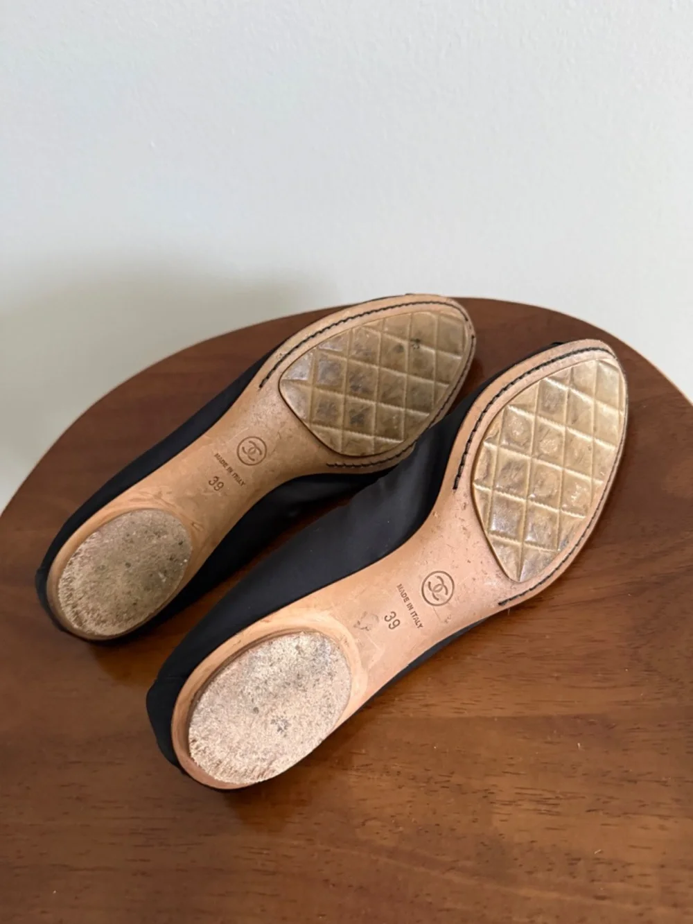 Vintage CHANEL Silk Ballet Flats | Euro 39